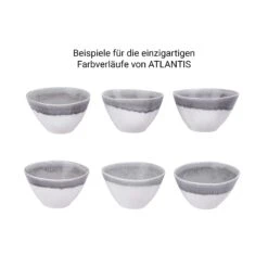 4x Schale 640ml ATLANTIS In Grau -Butlers butlers 4x schale 640ml atlantis in grau 7