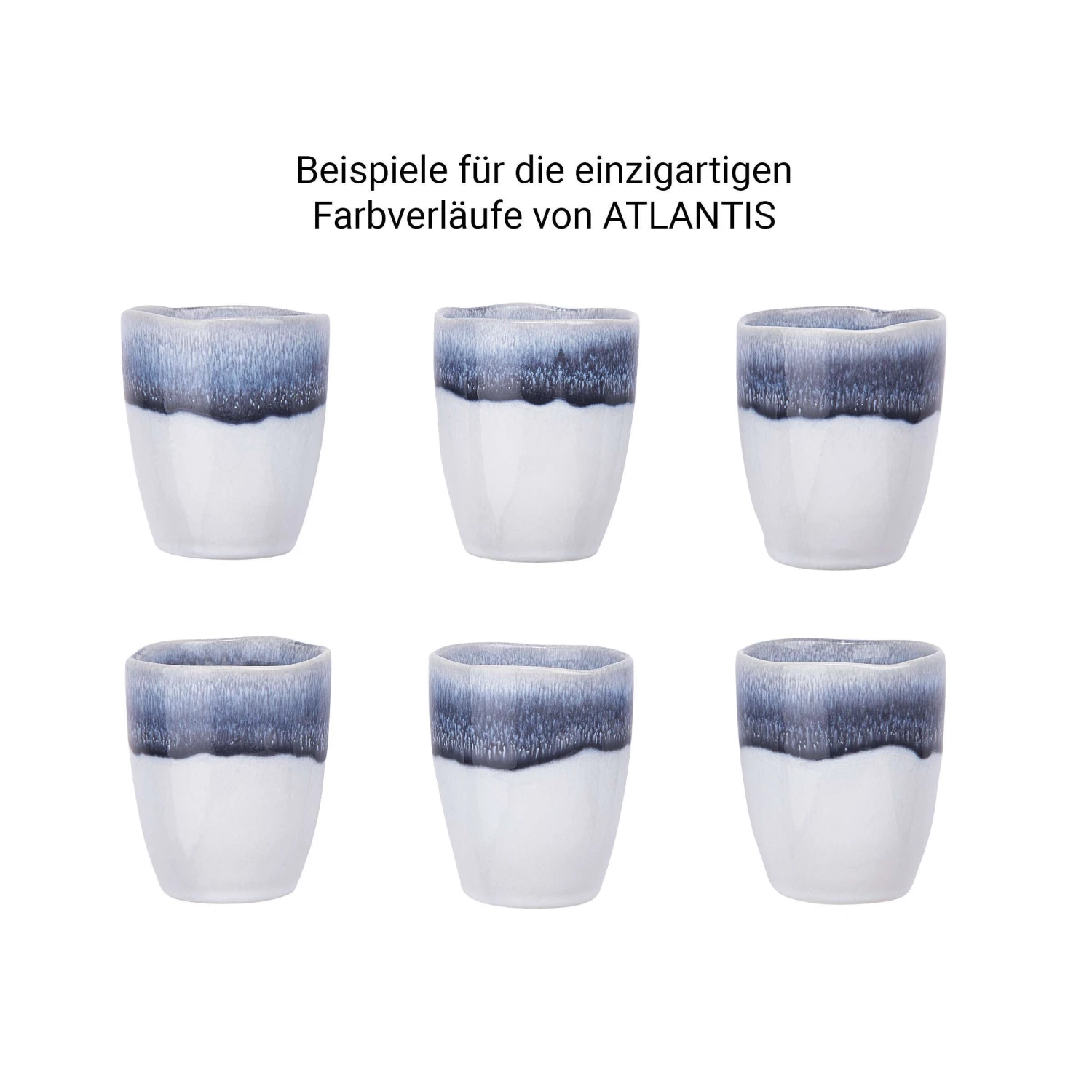 4x Tasse 300ml ATLANTIS In Blau 7 4x Tasse 300ml ATLANTIS In Blau - Image 7