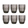 6x Gläser 250ml VICTORIAN In Grau