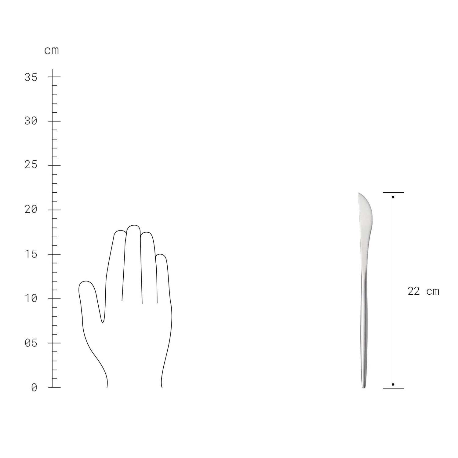 Besteck-Set 4-tlg. Matt STILETTO In Silber 4 Besteck-Set 4-tlg. Matt STILETTO In Silber - Image 4