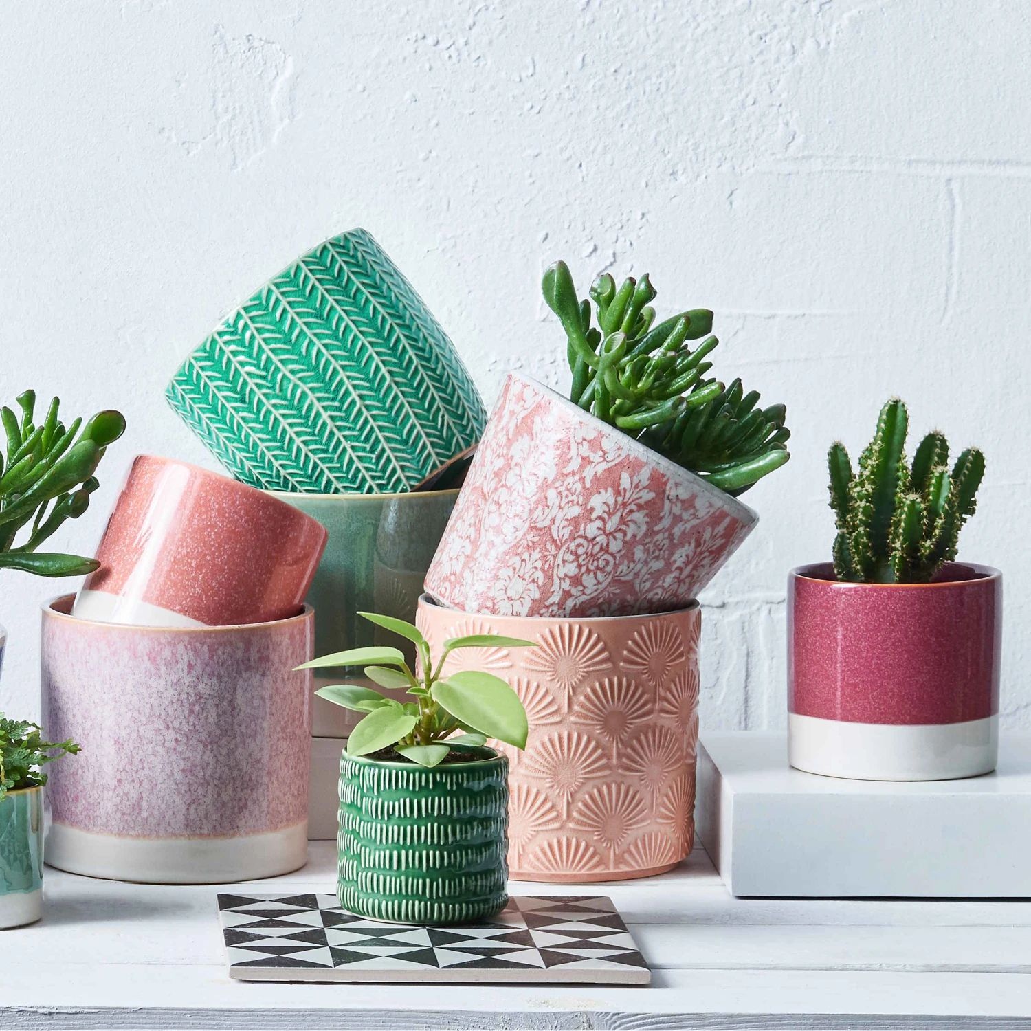 Blumentopf Ø 10 Cm EARLY SPRING In Grün 2 Blumentopf Ø 10 Cm EARLY SPRING In Grün - Image 2