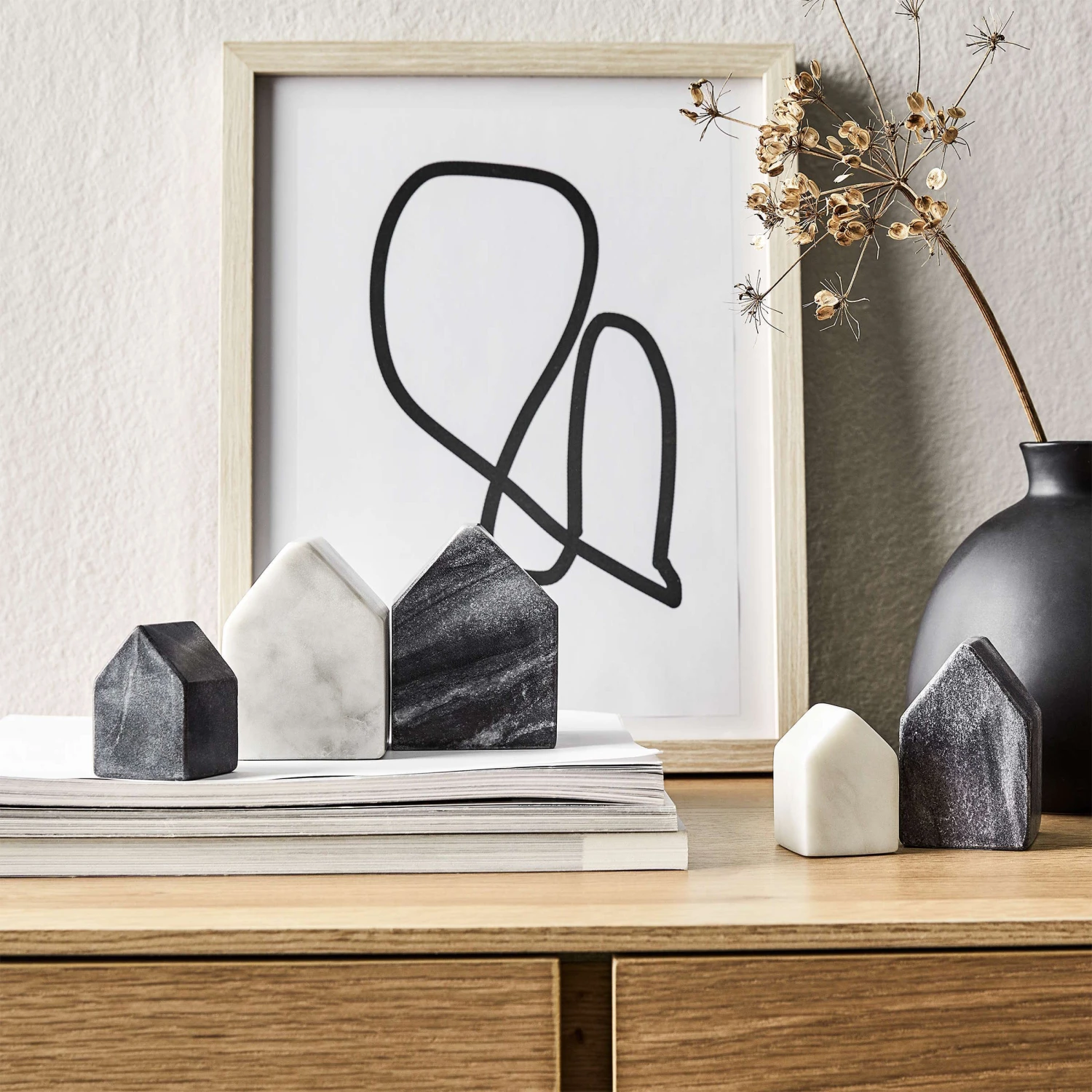 Deko-Haus Set 3-tlg. BLOCKHOUSE In Grau 2 Deko-Haus Set 3-tlg. BLOCKHOUSE In Grau - Image 2