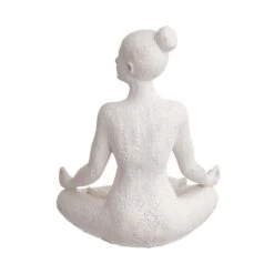 Deko Statue Höhe 24cm LOTUS In Weiß 14 Deko Statue Höhe 24cm LOTUS In Weiß -Butlers butlers deko statue hohe 24cm lotus in weiss 6