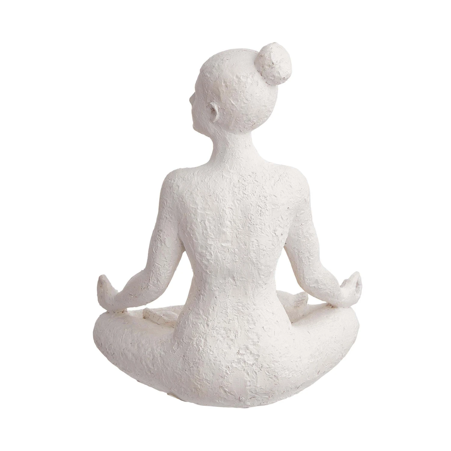 Deko Statue Höhe 24cm LOTUS In Weiß 7 Deko Statue Höhe 24cm LOTUS In Weiß - Image 7