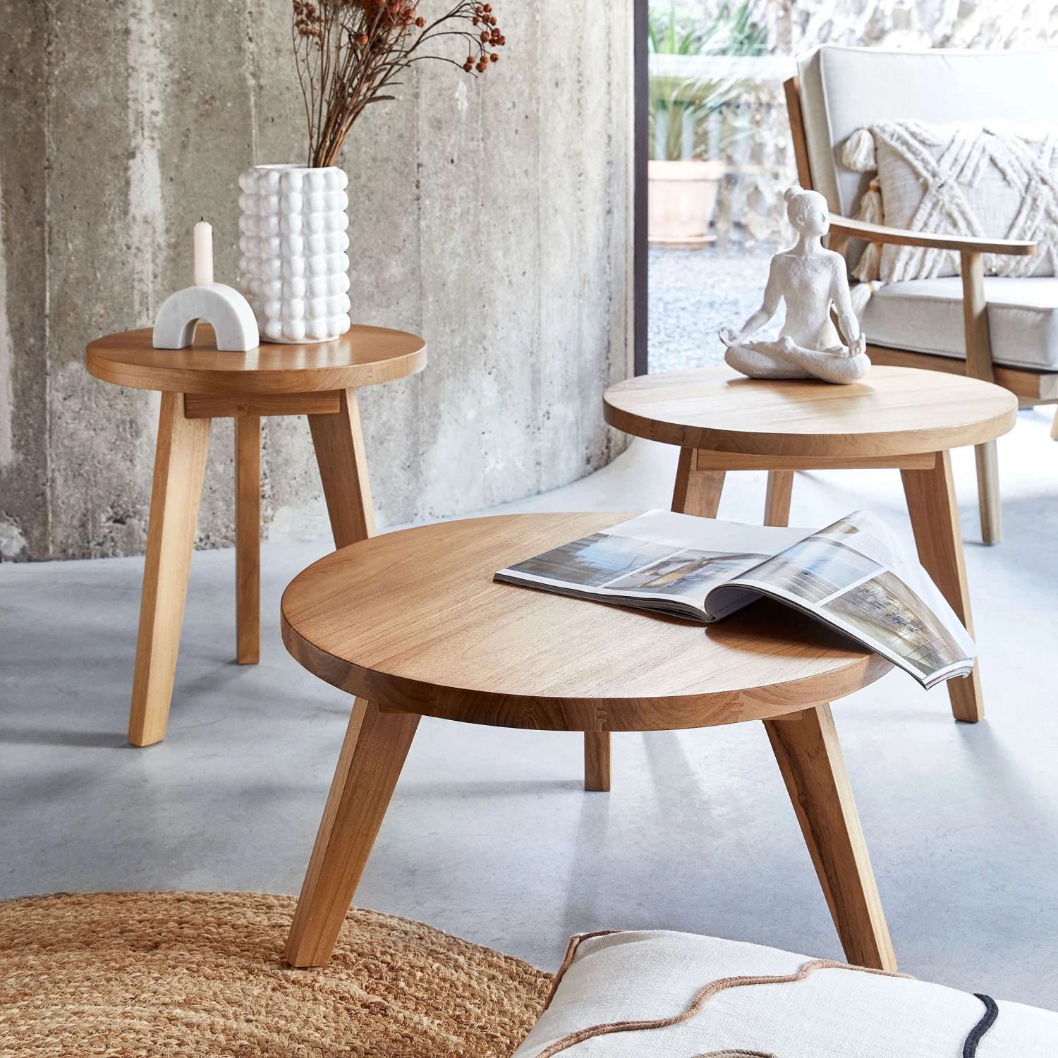 Deko Statue Höhe 24cm LOTUS In Weiß 8 Deko Statue Höhe 24cm LOTUS In Weiß - Image 8