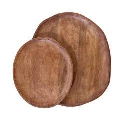 Deko-Teller Organisch Ø40cm MANGO DAYS In Braun -Butlers butlers deko teller organisch o40cm mango days in braun 3