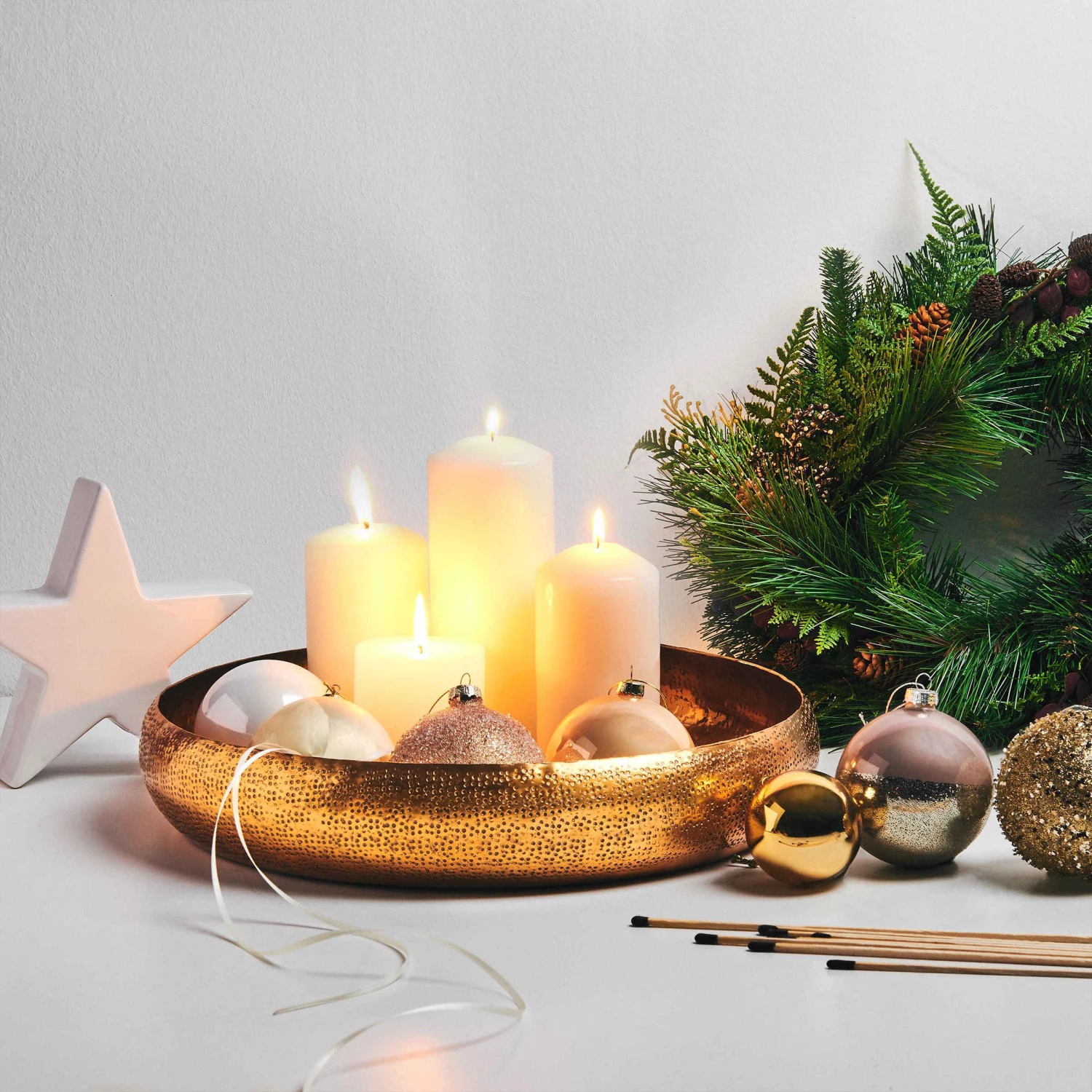 Dekoteller Gehämmert Ø36cm ORIENTAL LOUNGE In Gold 3 Dekoteller Gehämmert Ø36cm ORIENTAL LOUNGE In Gold - Image 3