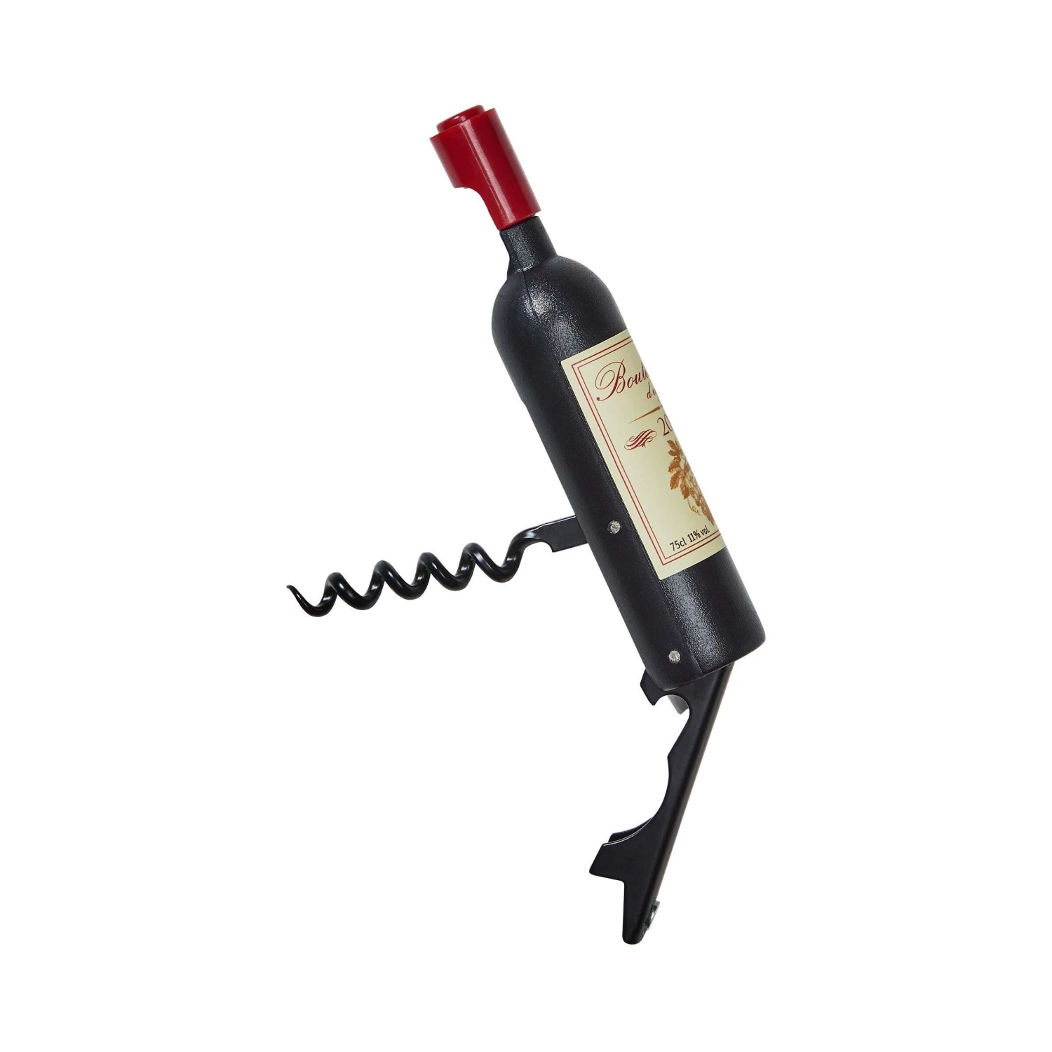 Flaschenöffner Weinflasche OPENER In Schwarz 1 Flaschenöffner Weinflasche OPENER In Schwarz