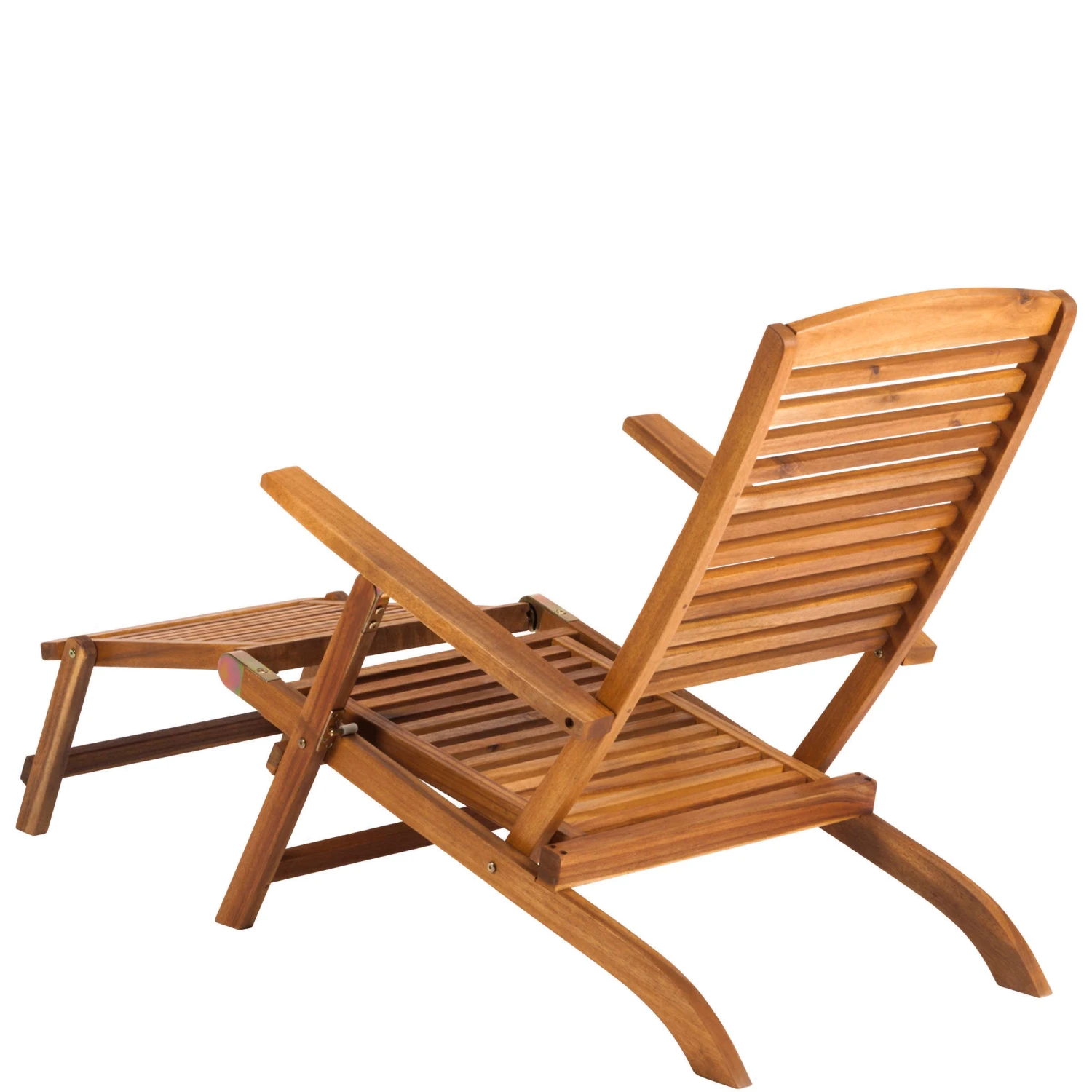 Gartenliege Mit Fußteil WEEKENDER In Braun 4 Gartenliege Mit Fußteil WEEKENDER In Braun - Image 4