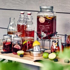 Getränkespender 3,5 L REFRESH In Transparent -Butlers butlers getrankespender 3 5 l refresh in transparent 8