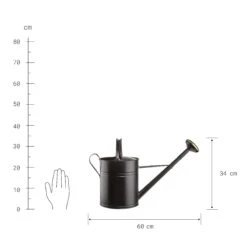 Gießkanne 8l ZINC In Schwarz 8 Gießkanne 8l ZINC In Schwarz -Butlers butlers giesskanne 8l zinc in schwarz 3