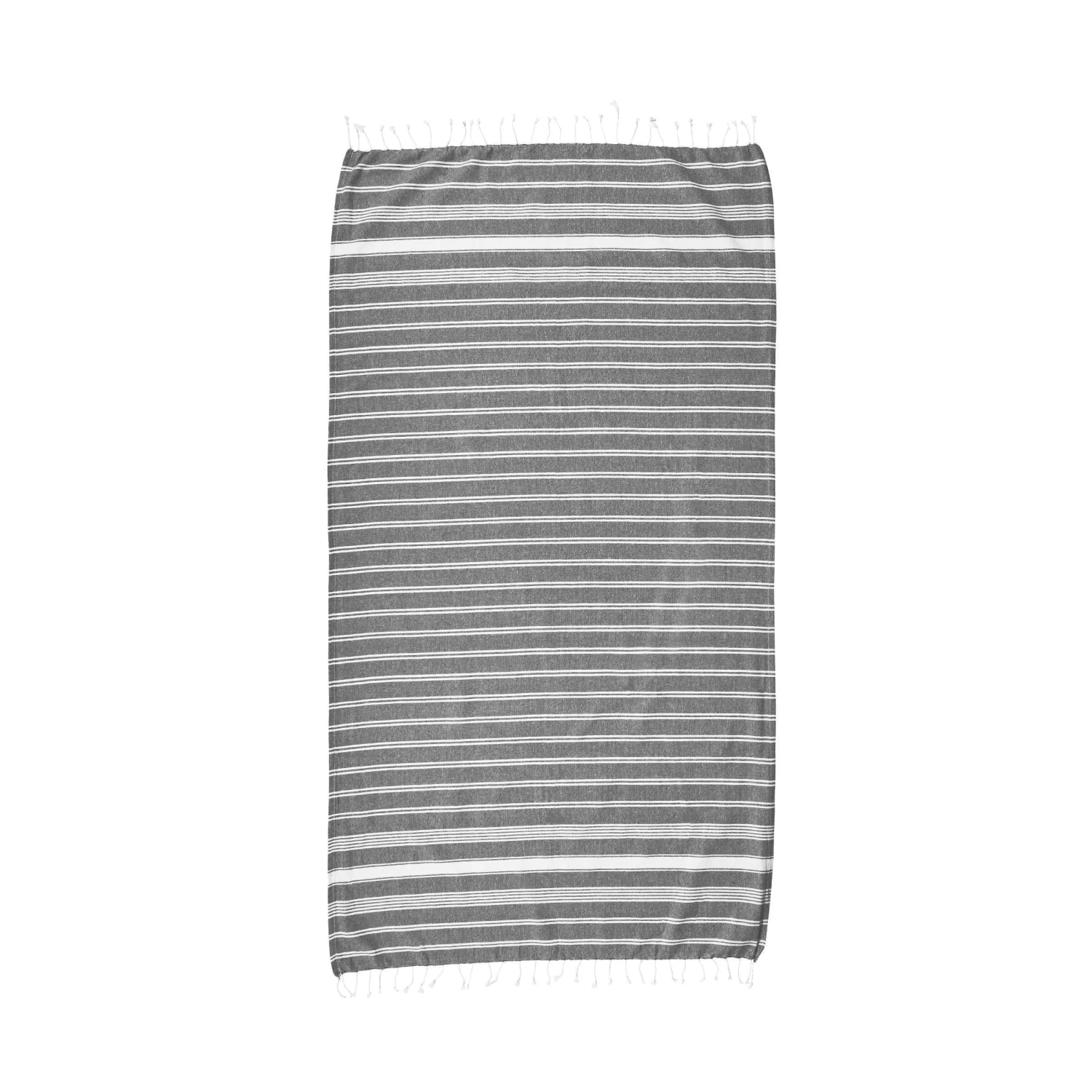 Hamamtuch L 170 X B 90cm SURFSIDE In Anthrazit 3 Hamamtuch L 170 X B 90cm SURFSIDE In Anthrazit - Image 3