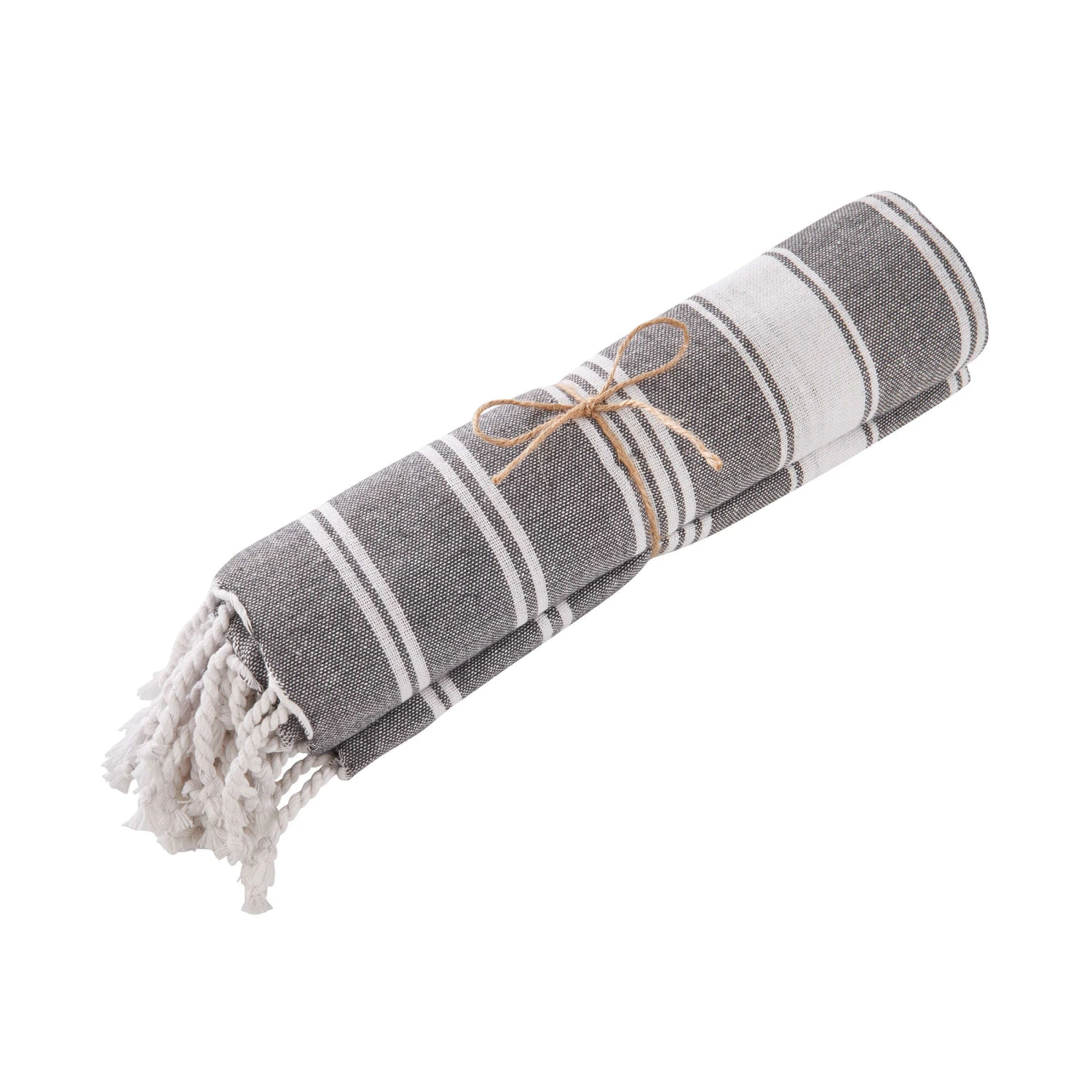 Hamamtuch L 170 X B 90cm SURFSIDE In Anthrazit 4 Hamamtuch L 170 X B 90cm SURFSIDE In Anthrazit - Image 4