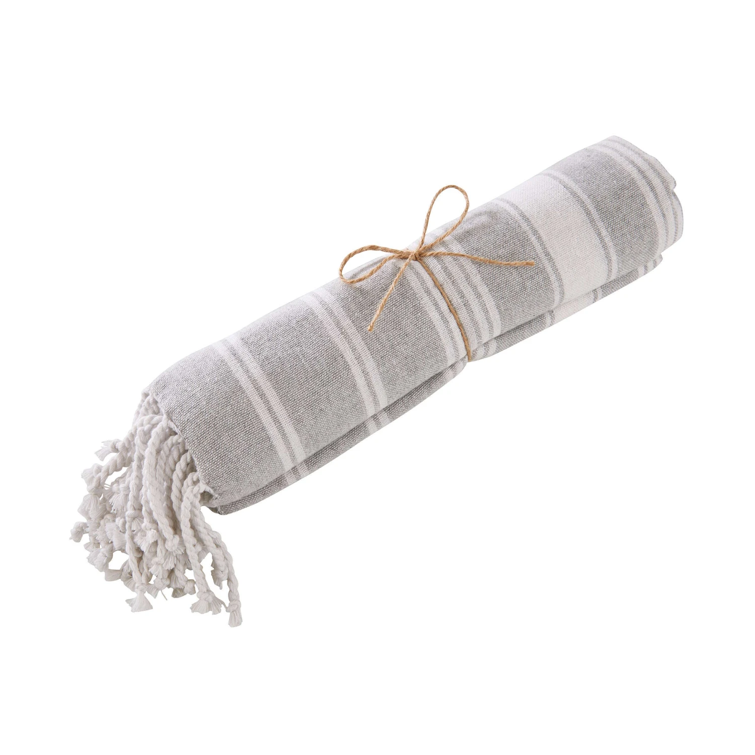 Hamamtuch L 170 X B 90cm SURFSIDE In Hellgrau 4 Hamamtuch L 170 X B 90cm SURFSIDE In Hellgrau - Image 4