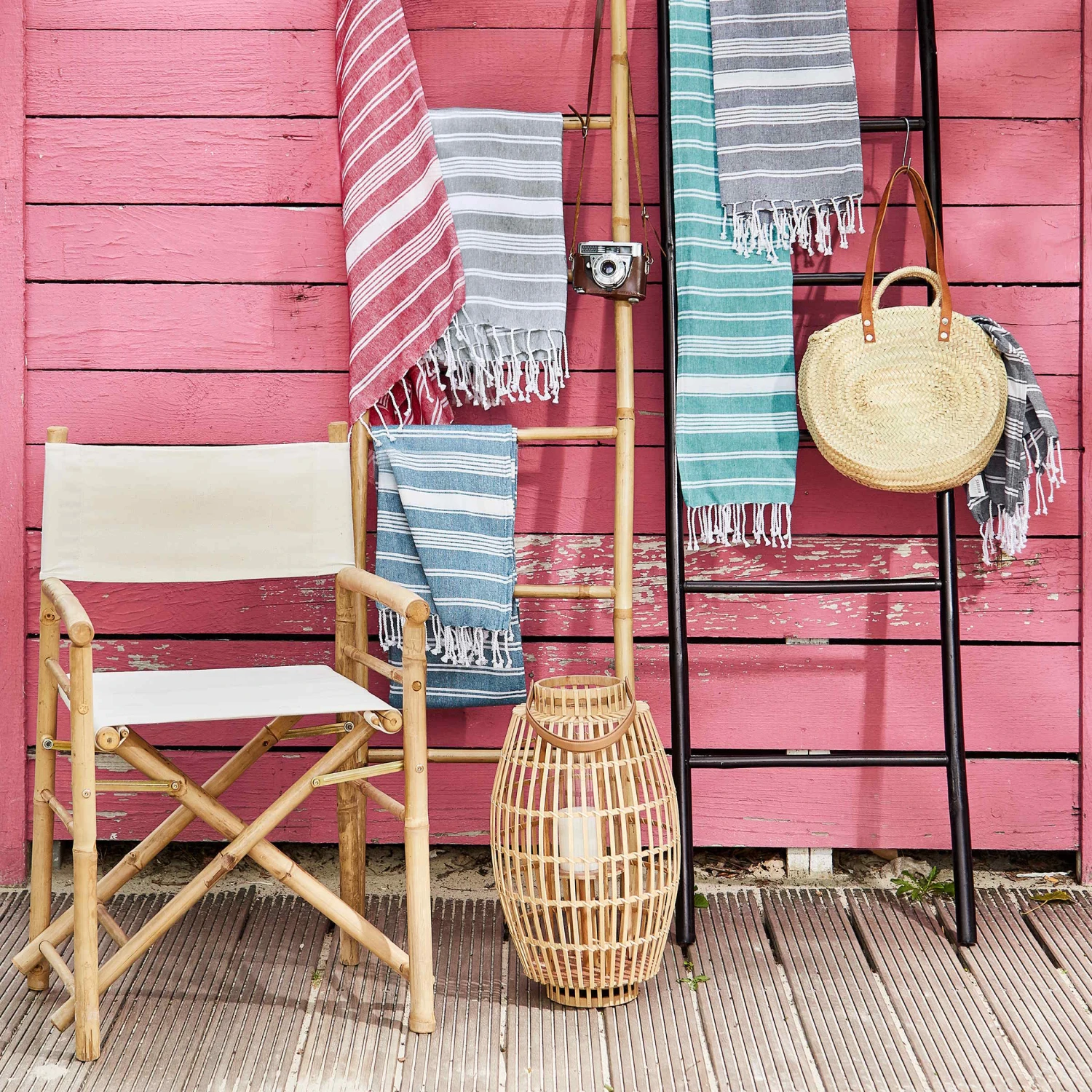 Hamamtuch L 170 X B 90cm SURFSIDE In Hellgrau 6 Hamamtuch L 170 X B 90cm SURFSIDE In Hellgrau - Image 6