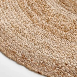 Hanf-Teppich Ø110cm ALL NATURE In Natur -Butlers butlers hanf teppich o110cm all nature in natur 3