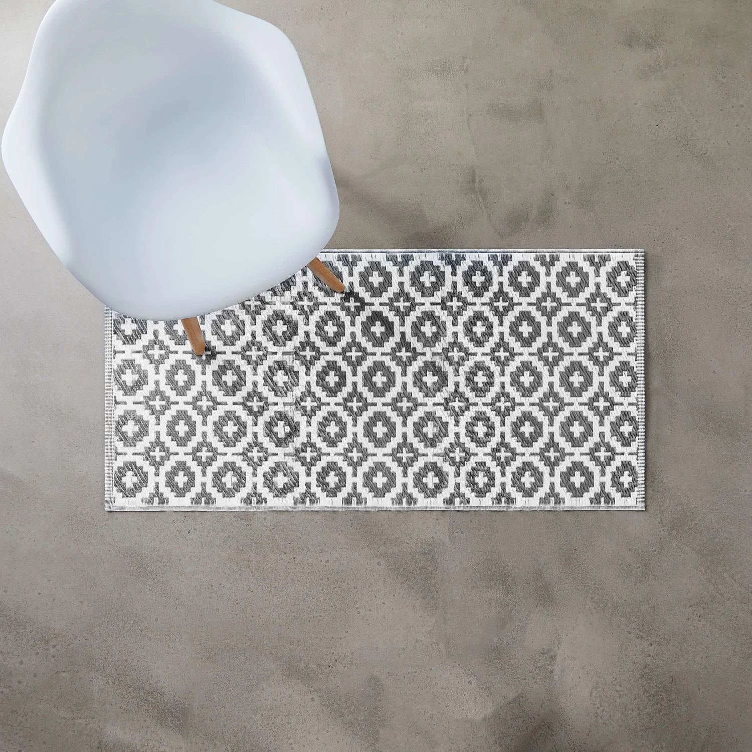 In- & Outdoor-Läufer Mosaik L 140 X B 70cm COLOUR CLASH In Grau 4 In- & Outdoor-Läufer Mosaik L 140 X B 70cm COLOUR CLASH In Grau - Image 4