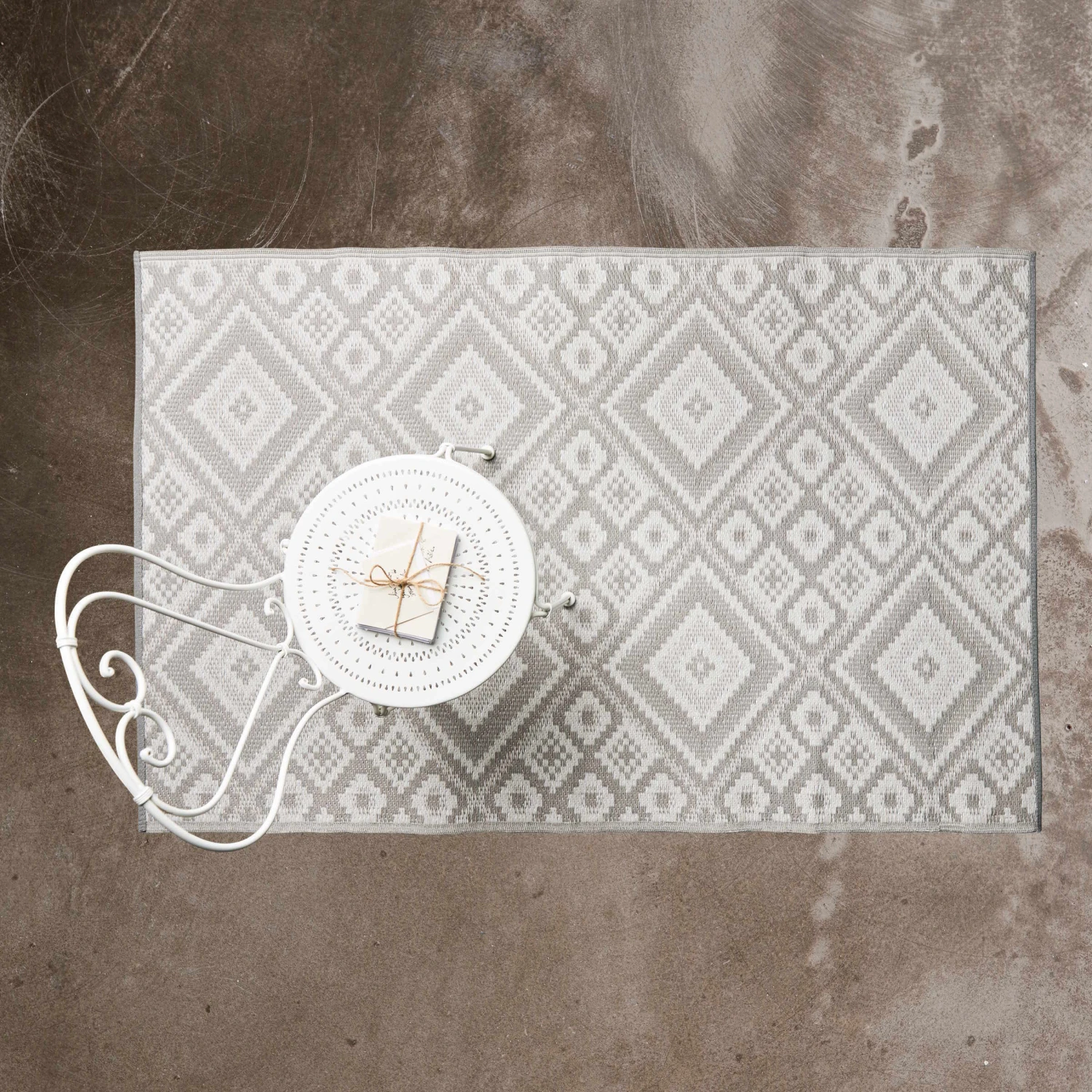 In- & Outdoor-Teppich Ethno L 180 X B 120cm COLOUR CLASH In Grau 4 In- & Outdoor-Teppich Ethno L 180 X B 120cm COLOUR CLASH In Grau - Image 4