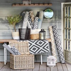 In- & Outdoor-Teppich Ethno/Rauten L 200 X B 150cm COLOUR CLASH In Schwarz-Weiß 12 In- & Outdoor-Teppich Ethno/Rauten L 200 X B 150cm COLOUR CLASH In Schwarz-Weiß -Butlers butlers in and outdoor teppich ethno rauten l 200 x b 150cm colour clash in schwarz weiss 5