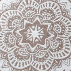 In- & Outdoor-Teppich Flora Ø150cm COLOUR CLASH In Natur-Weiß -Butlers butlers in and outdoor teppich flora o150cm colour clash in natur weiss 5