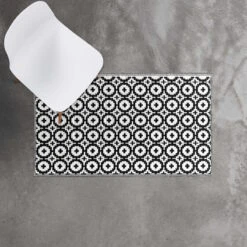 In- & Outdoor-Teppich Mosaik L 150 X B 90cm COLOUR CLASH In Schwarz -Butlers butlers in and outdoor teppich mosaik l 150 x b 90cm colour clash in schwarz 3