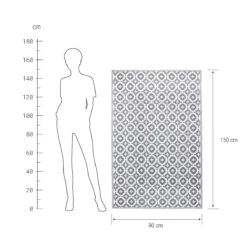 In- & Outdoor-Teppich Mosaik L 150 X B 90cm COLOUR CLASH In Taupe 15 In- & Outdoor-Teppich Mosaik L 150 X B 90cm COLOUR CLASH In Taupe -Butlers butlers in and outdoor teppich mosaik l 150 x b 90cm colour clash in taupe 3