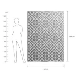 In- & Outdoor-Teppich Mosaik L 200 X B 150cm COLOUR CLASH In Taupe -Butlers butlers in and outdoor teppich mosaik l 200 x b 150cm colour clash in taupe 3