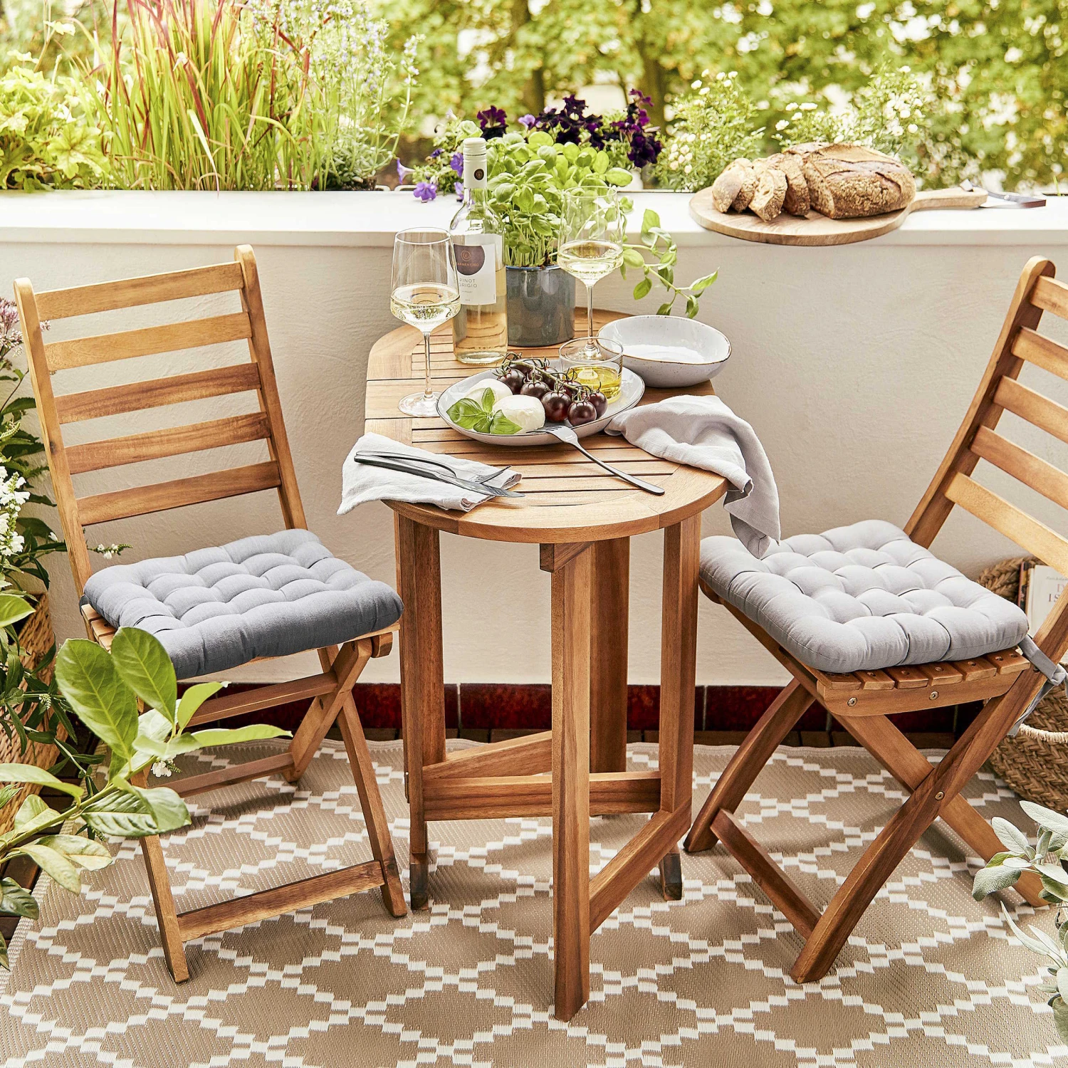 In- & Outdoor-Teppich Rauten L 180 X B 118cm COLOUR CLASH In Natur 6 In- & Outdoor-Teppich Rauten L 180 X B 118cm COLOUR CLASH In Natur - Image 6