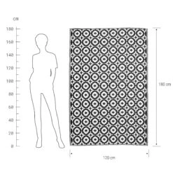 In- & Outdoorteppich Mosaik L 180 X B 120cm COLOUR CLASH In Schwarz 12 In- & Outdoorteppich Mosaik L 180 X B 120cm COLOUR CLASH In Schwarz -Butlers butlers in and outdoorteppich mosaik l 180 x b 120cm colour clash in schwarz 2