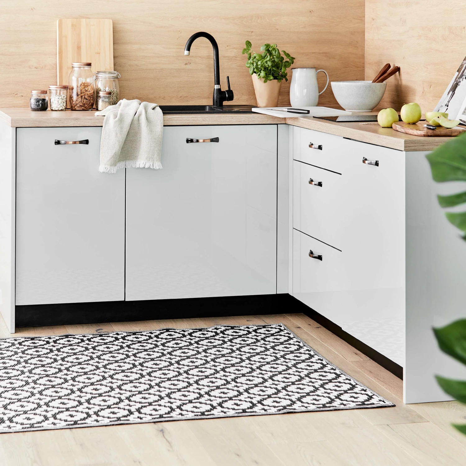 In- & Outdoorteppich Mosaik L 180 X B 120cm COLOUR CLASH In Schwarz 10 In- & Outdoorteppich Mosaik L 180 X B 120cm COLOUR CLASH In Schwarz - Image 10