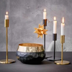 Kerzenhalter Höhe 19cm HIGHLIGHT In Gold -Butlers butlers kerzenhalter hohe 19cm highlight in gold 4