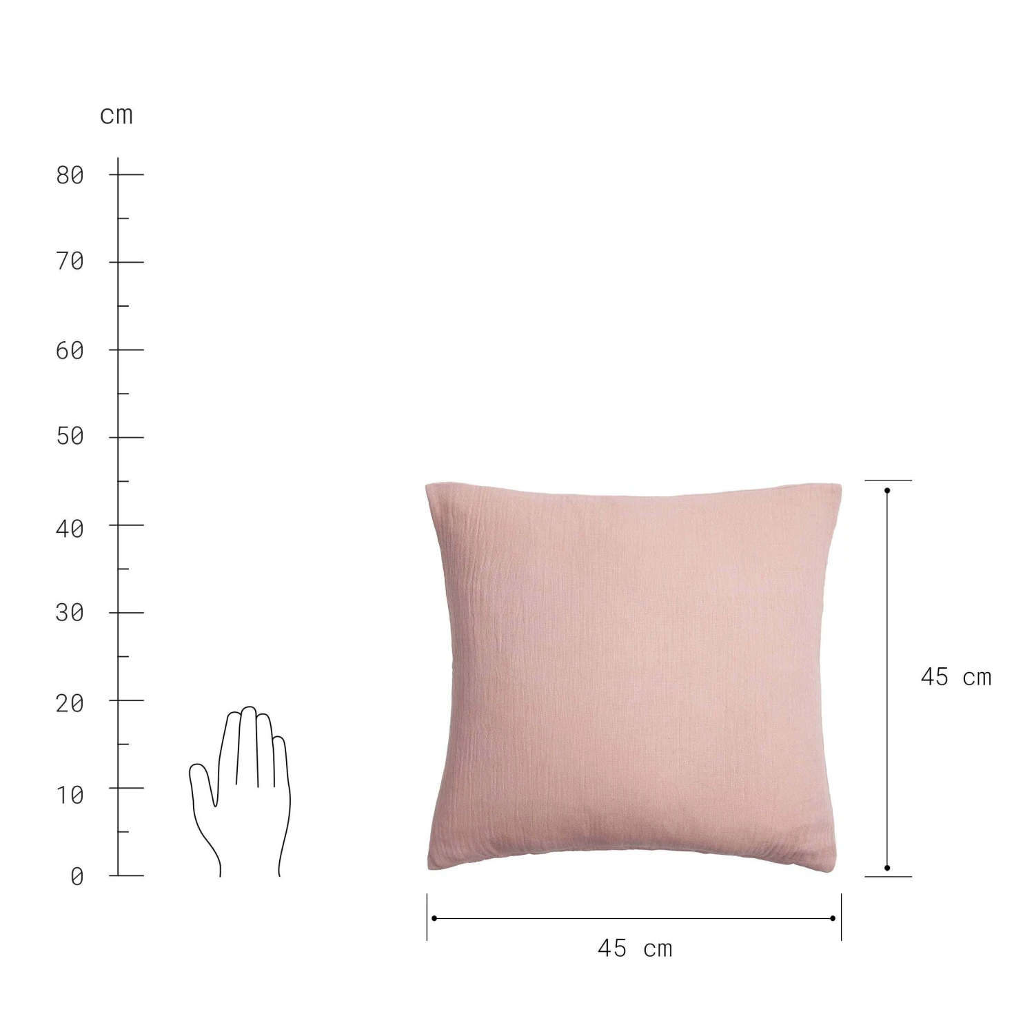 Kissen L 45 X B 45cm LAINETTE In Beige 2 Kissen L 45 X B 45cm LAINETTE In Beige - Image 2