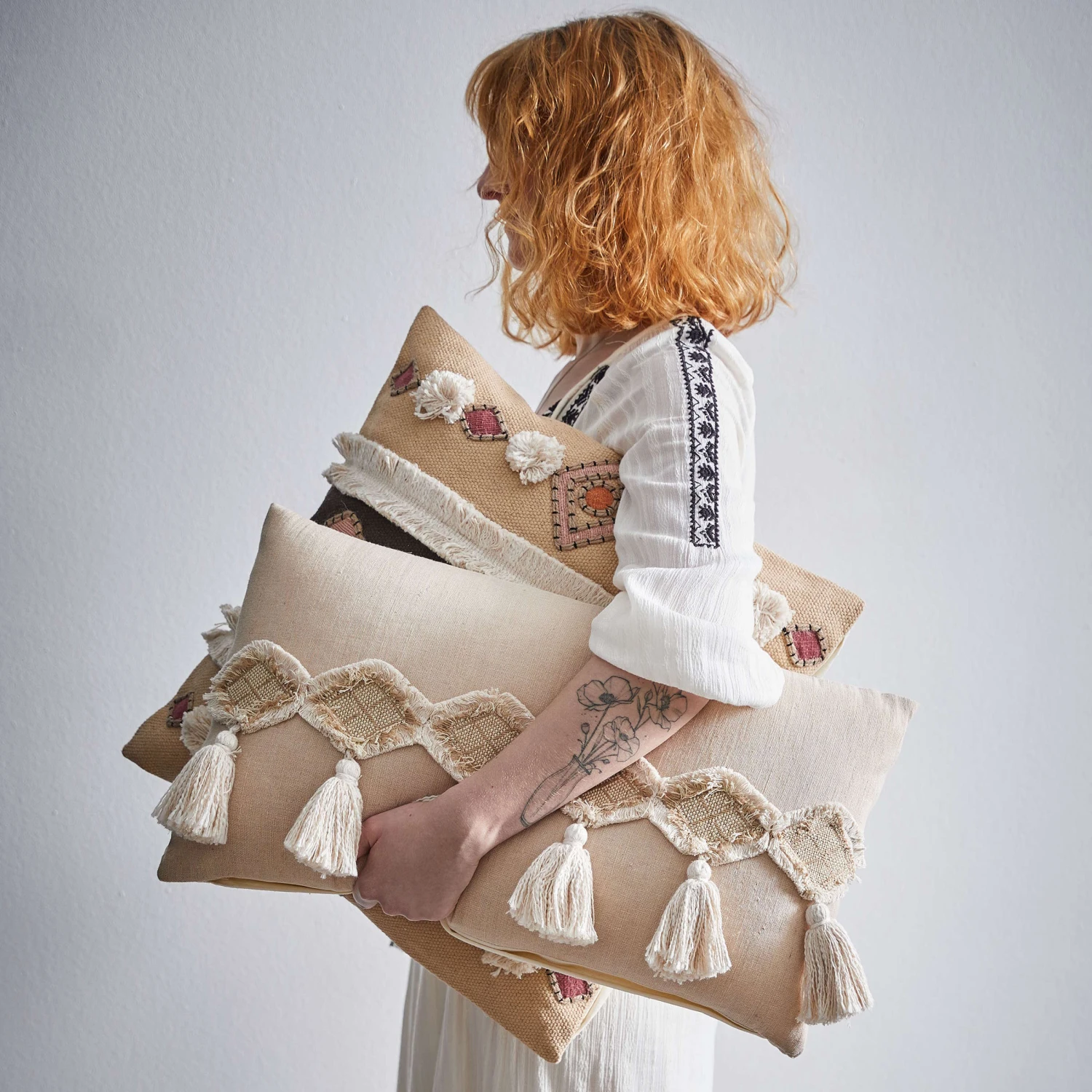 Kissen L 50 X B 50cm HIPPIE TRAIL In Bunt 2 Kissen L 50 X B 50cm HIPPIE TRAIL In Bunt - Image 2