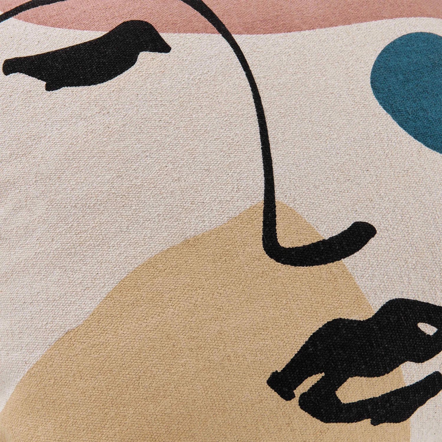 Kissen Line Art L 50 X B 50cm MOOD INDIGO In Bunt 5 Kissen Line Art L 50 X B 50cm MOOD INDIGO In Bunt - Image 5