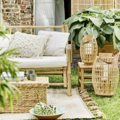 Kissen ZickZack L 45 X B 45cm MACRAMÉ In Creme -Butlers butlers kissen zickzack l 45 x b 45cm macrame in creme 6