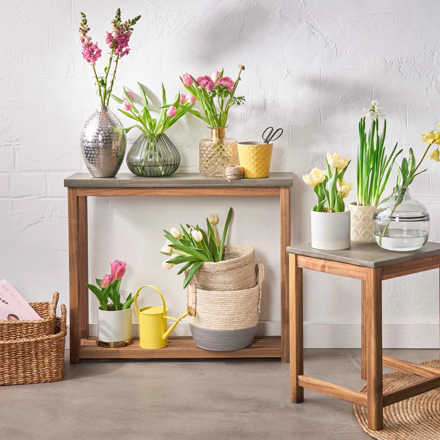 Konsole Mit Zementplatte CONCRETE In Natur-Grau 8 Konsole Mit Zementplatte CONCRETE In Natur-Grau - Image 8