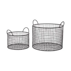 Korb Rund Ø30cm HOOP In Schwarz -Butlers butlers korb rund o30cm hoop in schwarz 3