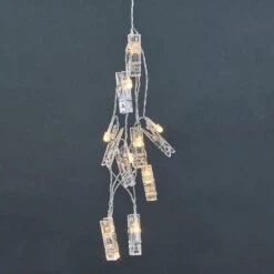 LED-Klammern 10 Lichter Mit USB-Batteriefach CLIP ART In Transparent -Butlers butlers led klammern 10 lichter mit usb batteriefach clip art in transparent 5