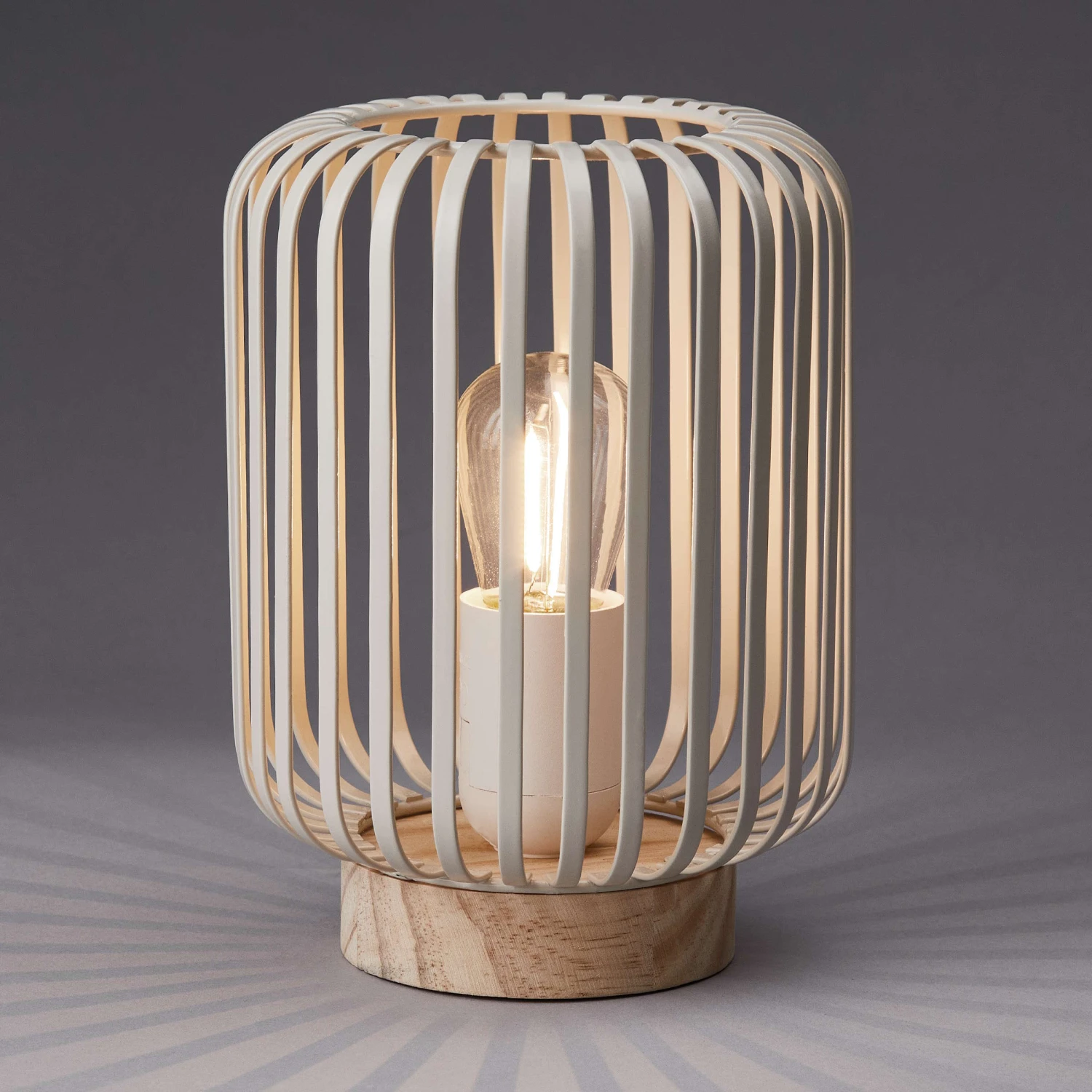 LED Laterne Höhe 19cm NORDICA In Beige 2 LED Laterne Höhe 19cm NORDICA In Beige - Image 2