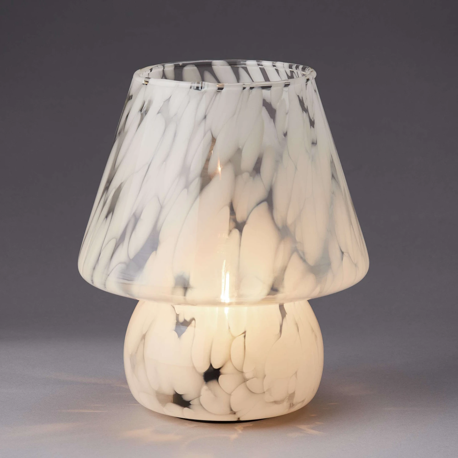 LED Leuchte Höhe 21cm MISS MARBLE In Hellblau 2 LED Leuchte Höhe 21cm MISS MARBLE In Hellblau - Image 2