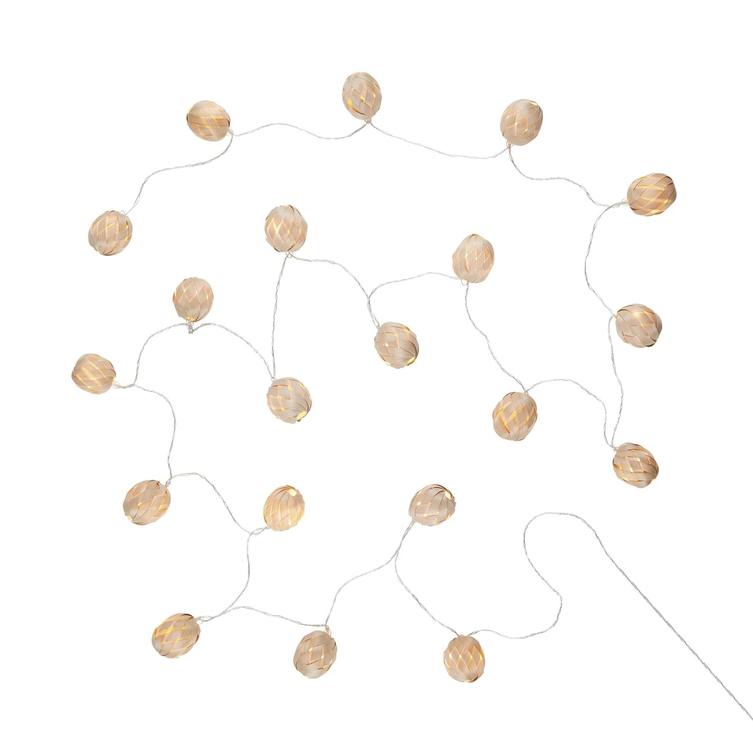 LED-Lichterkette 20 Bambuslichter Mit USB-Batteriefach BONDI LIGHTS In Natur 4 LED-Lichterkette 20 Bambuslichter Mit USB-Batteriefach BONDI LIGHTS In Natur - Image 4