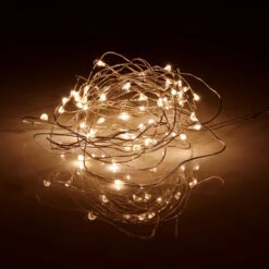 LED Lichterkette 50 Lichter Mit USB-Batteriefach TWINE LIGHTS In Transparent -Butlers butlers led lichterkette 50 lichter mit usb batteriefach twine lights in transparent 5