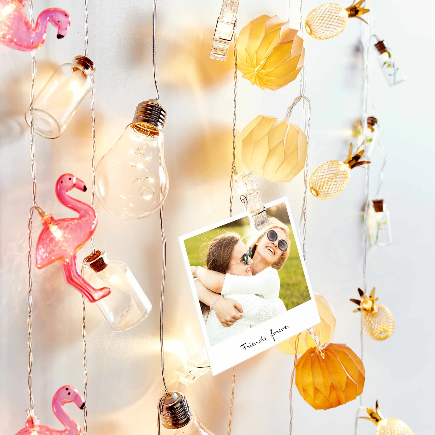 LED-Lichterkette Ananas 10 Lichter Mit USB-Batteriefach MIAMI In Gold 6 LED-Lichterkette Ananas 10 Lichter Mit USB-Batteriefach MIAMI In Gold - Image 6