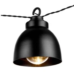 Metall-Lampenkette Mit Stecker WAREHOUSE In Schwarz -Butlers butlers metall lampenkette mit stecker warehouse in schwarz 2