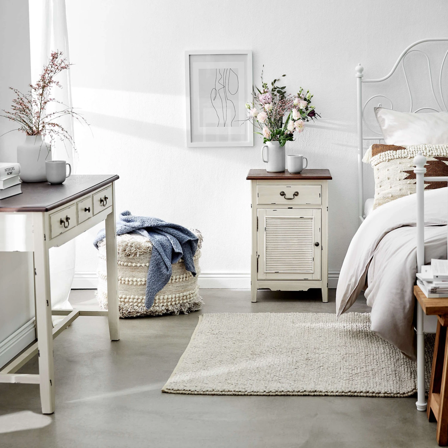 Nachttisch CABOTT COVE In Creme-Braun 15 Nachttisch CABOTT COVE In Creme-Braun - Image 15