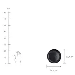 Pastateller Ø23cm CASA NOVA In Schwarz -Butlers butlers pastateller o23cm casa nova in schwarz 4