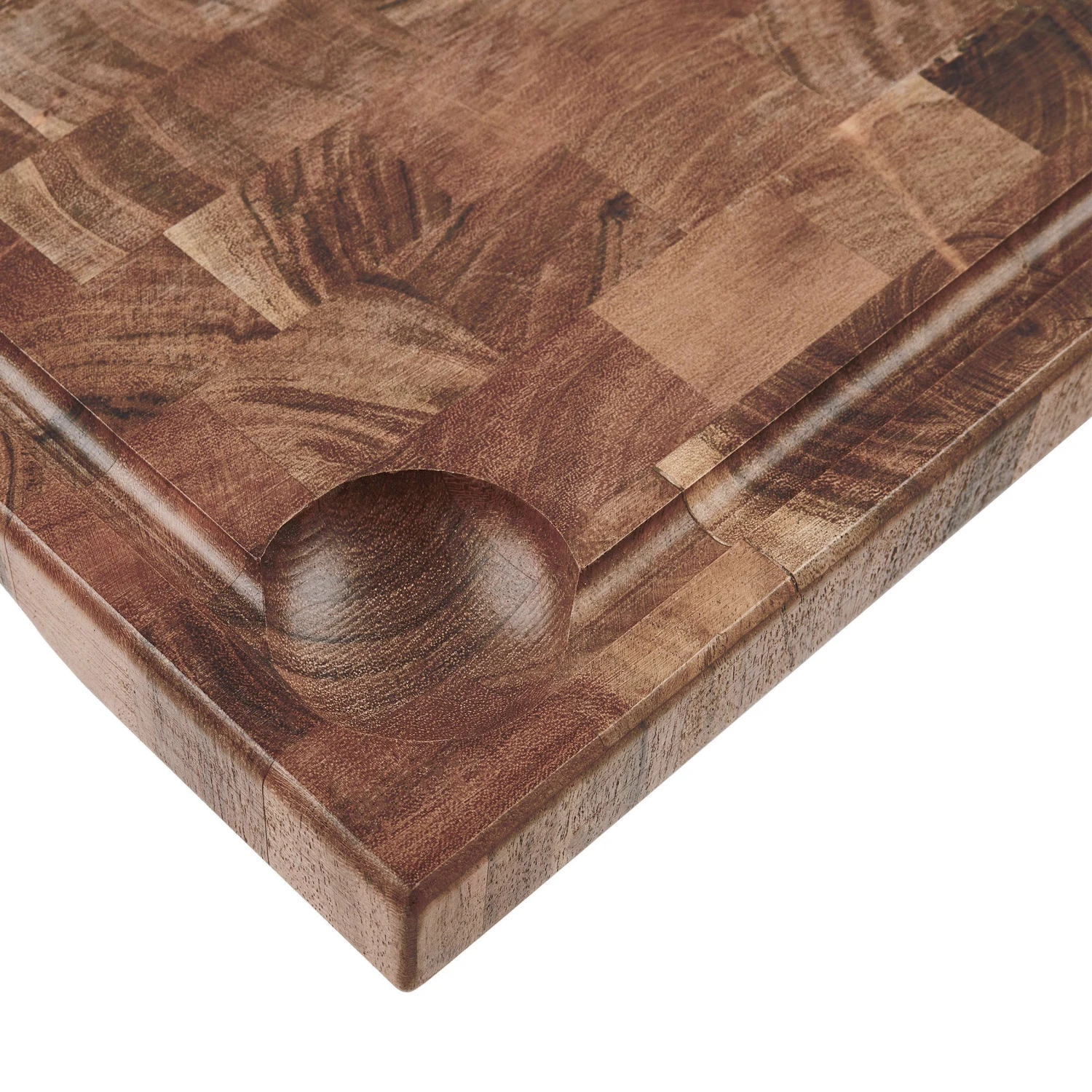 Schneidebrett Mit Saftrille Und Intarsien L 50 X B 27cm ACACIA In Braun 7 Schneidebrett Mit Saftrille Und Intarsien L 50 X B 27cm ACACIA In Braun - Image 7