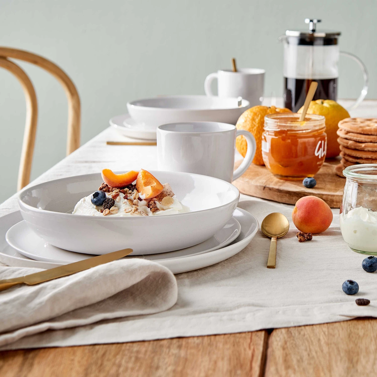 Serviette L 42 X B 42cm RIGA In Natur 2 Serviette L 42 X B 42cm RIGA In Natur - Image 2