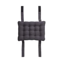 Sitzkissen Mit Klettverschluss L 36 X B 25cm SOLID In Anthrazit -Butlers butlers sitzkissen mit klettverschluss l 36 x b 25cm solid in anthrazit 3