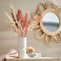 Spiegel Blumenförmig Ø52cm COTTAGE In Natur -Butlers butlers spiegel blumenformig o52cm cottage in natur 6